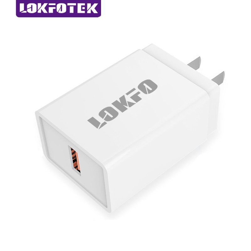 Củ Sạc Nhanh Lokfotek T03 Qc3.0 Kết Nối 1 Cổng Usb