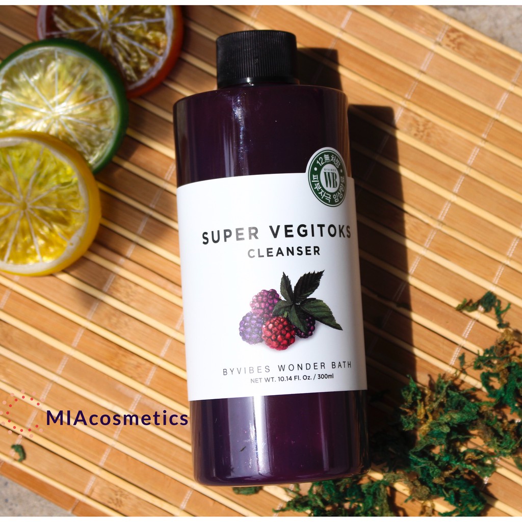 [CHÍNH HÃNG] Sữa rửa mặt sủi bọt rau củ Super Vegitoks (Purple)