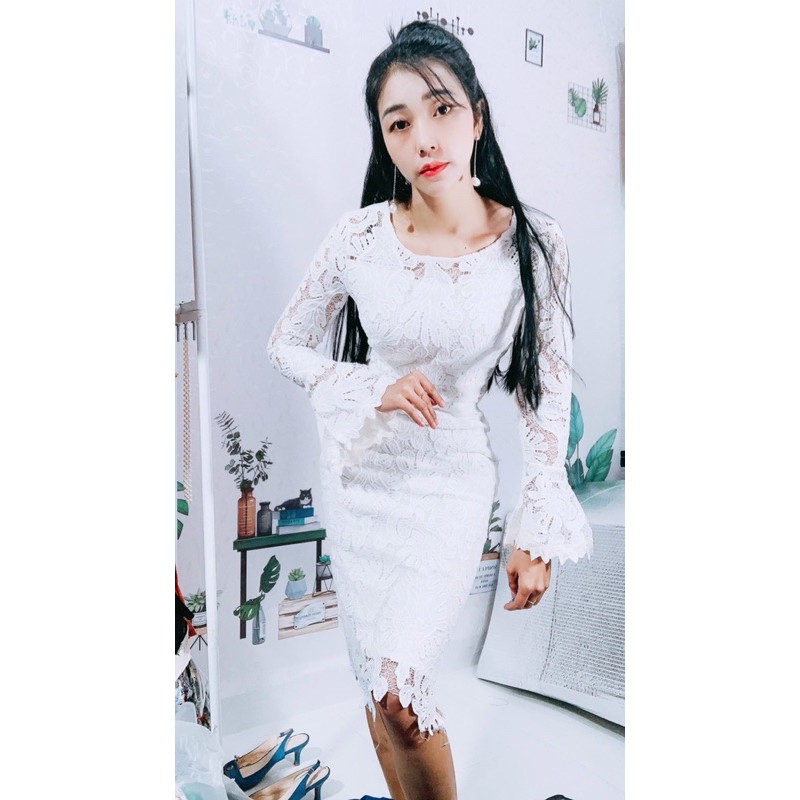 Đầm phối ren cao cấp