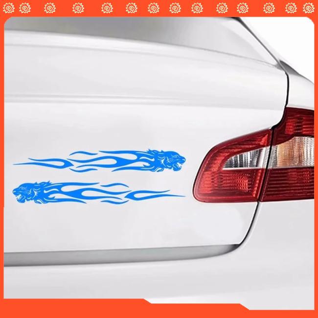 Decal dán trang trí hình ngọn lửa độc đáo cho xe hơi