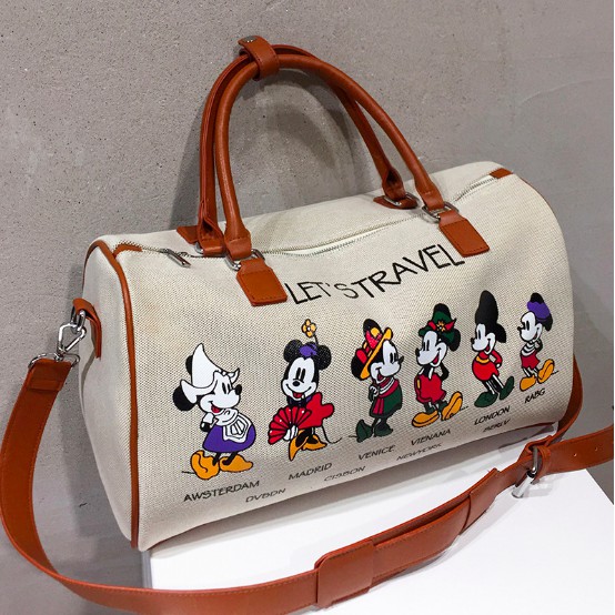 Túi xách du lịch hình Mickey và các địa danh thế giới