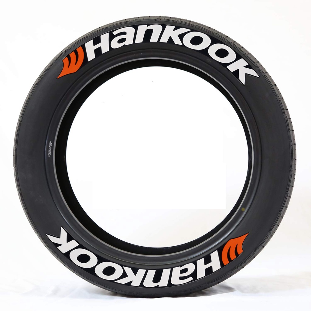 Miếng Dán Trang Trí Bánh Xe Hơi Hình Chữ 3D Độc Đáo