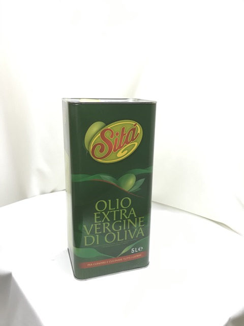 100% của Ý - Oliu extra virgin 5Lit - Dầu oliu siêu nguyên chất 5Lit - Dầu oliu extra Sita 5Lit