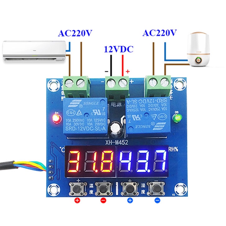 Module Khống Chế Nhiệt Độ Độ Ẩm M452