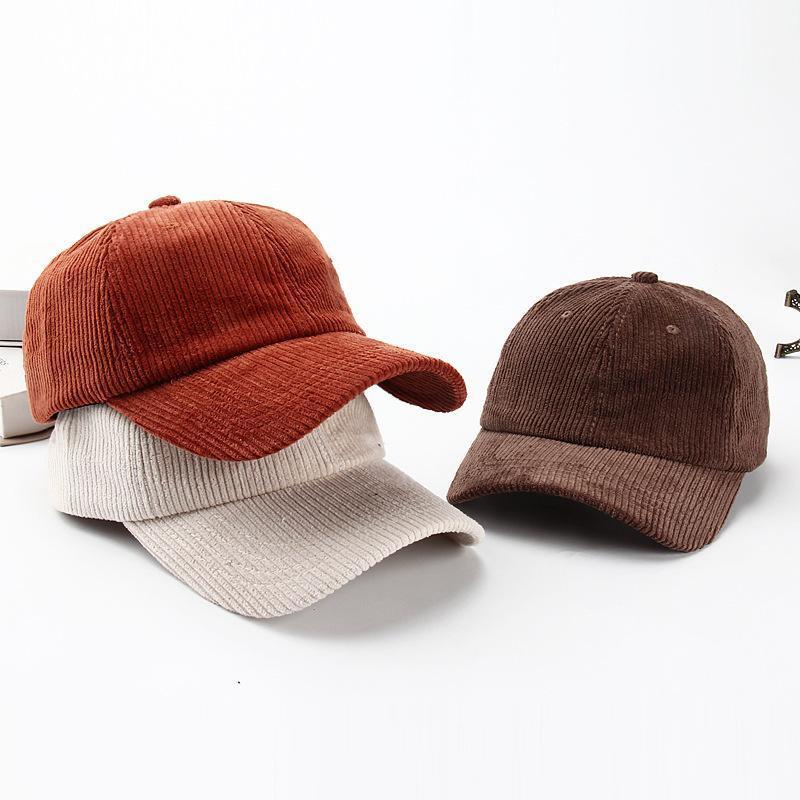 Mũ Vải Mềm Màu Trơn Kẻ Sọc Thời Trang