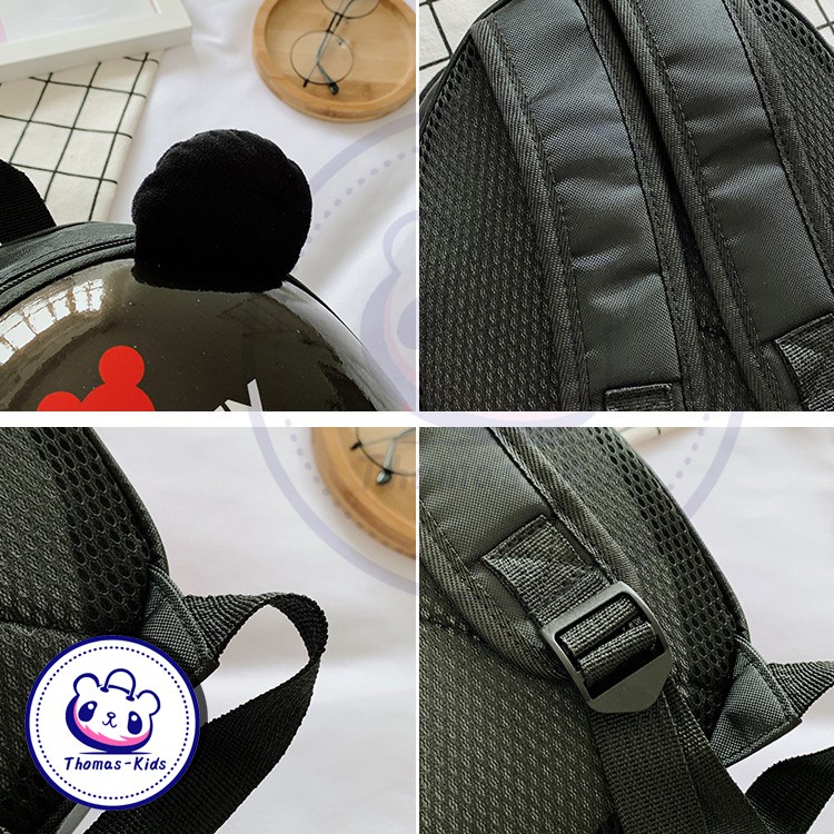 [THOMAS KIDS] Ba lô trẻ em Vỏ Mickey Vỏ trứng Dễ thương Trẻ em Túi quà Trẻ em Thời trang Cô gái Cậu bé Túi mầm non