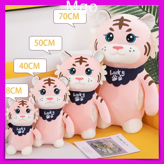 [ Có Sẵn - Qùa Tặng ] Gấu Bông Teddy Bear Hình Hổ Con Lucky, Gấu Nhồi Bông Con Hổ Siêu Đáng Yêu An Toàn Cho Bé Size 30cm