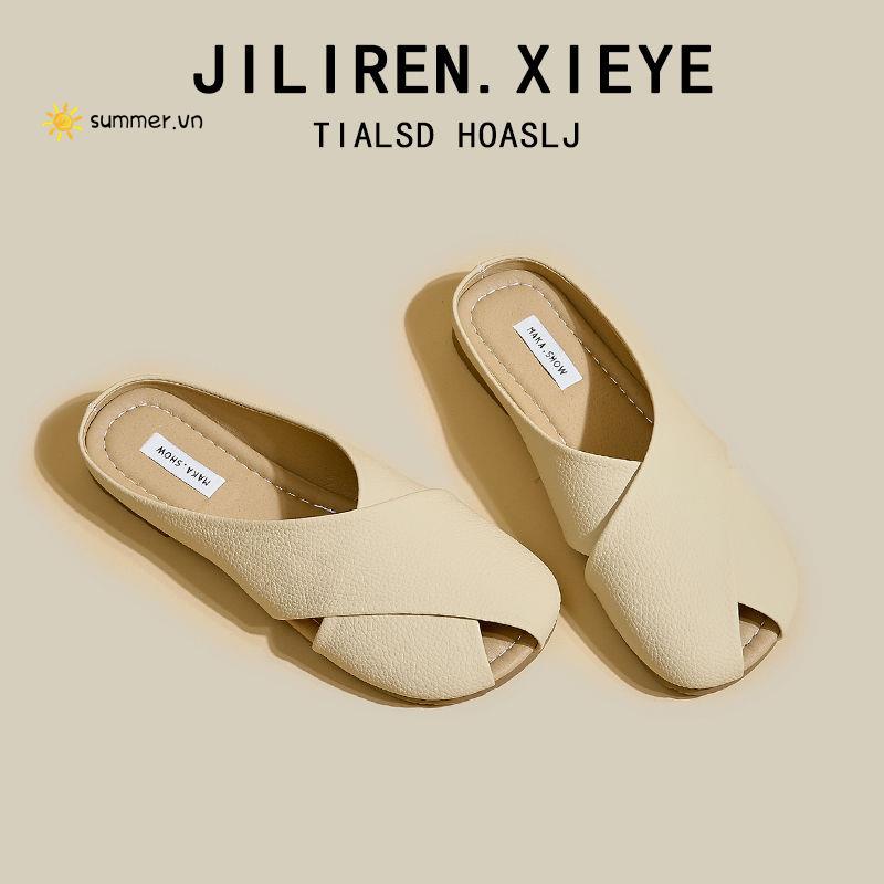 Dép Bít Mũi Đế Mềm Thời Trang Mùa Hè 2022 Cho Nữ