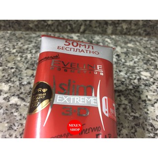 {Chính hãng - Ảnh thật} Kem Tan Mỡ Slim 3d Eveline Extreme Nga 250ml