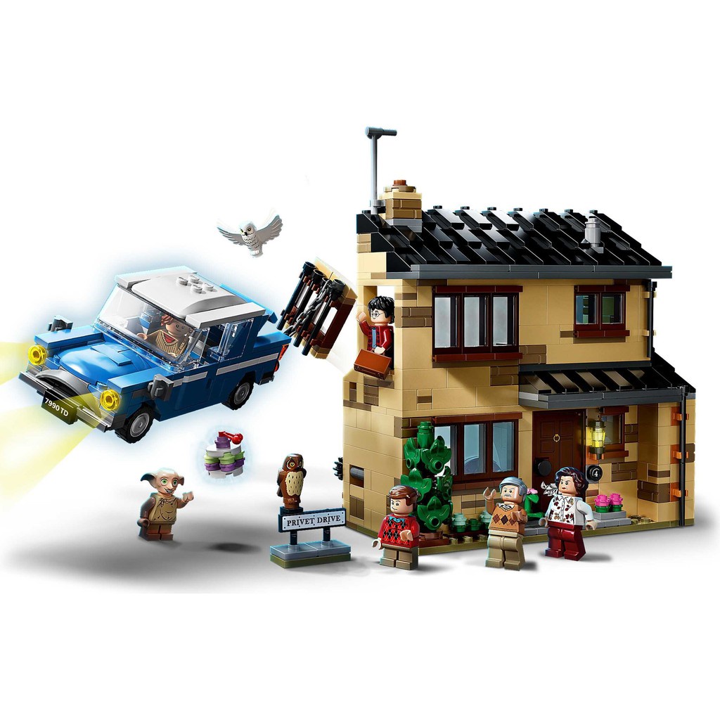 Xếp Hình 75968 Leji 80002 Căn Nhà Của Chú Harry Potter 727 Mảnh