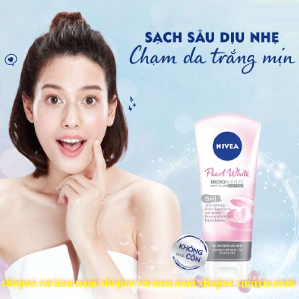 Sữa Rửa Mặt Nữ 100G Nivea Bùn Khoáng Ngừa Mụn Chính Hãng.