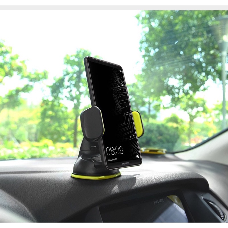 Giá Đỡ Điện Thoại Trên ô tô Hoco CA5. Kẹp Điện Thoại Trên Xe Hơi Xoay 360 Độ Đế Hít Chân Không Cực Kì Chắc Chắn