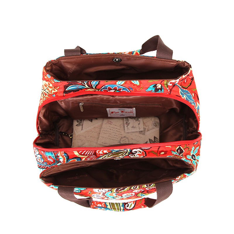 Túi mua sắm FUNTRAVEL siêu nhẹ in họa tiết thời trang dành cho nữ