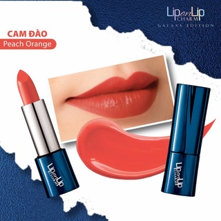 Son thỏi lip on lip charm galaxy - cam đào