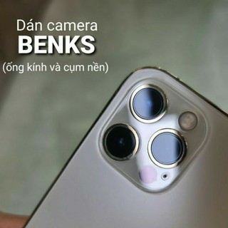 Bộ 2 miếng dán Benks bảo vệ Camera cho iPhone 12 Mini, 12, 12 Pro, 12 Pro Max Siêu mỏng bảo vệ siêu tốt ( Trong suốt )