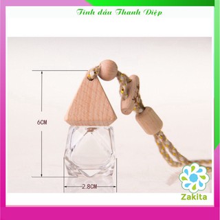 VỎ TINH DẦU TREO KIM CƯƠNG | VỎ CHAI RỖNG ĐỰNG TINH DẦU TREO Zakita