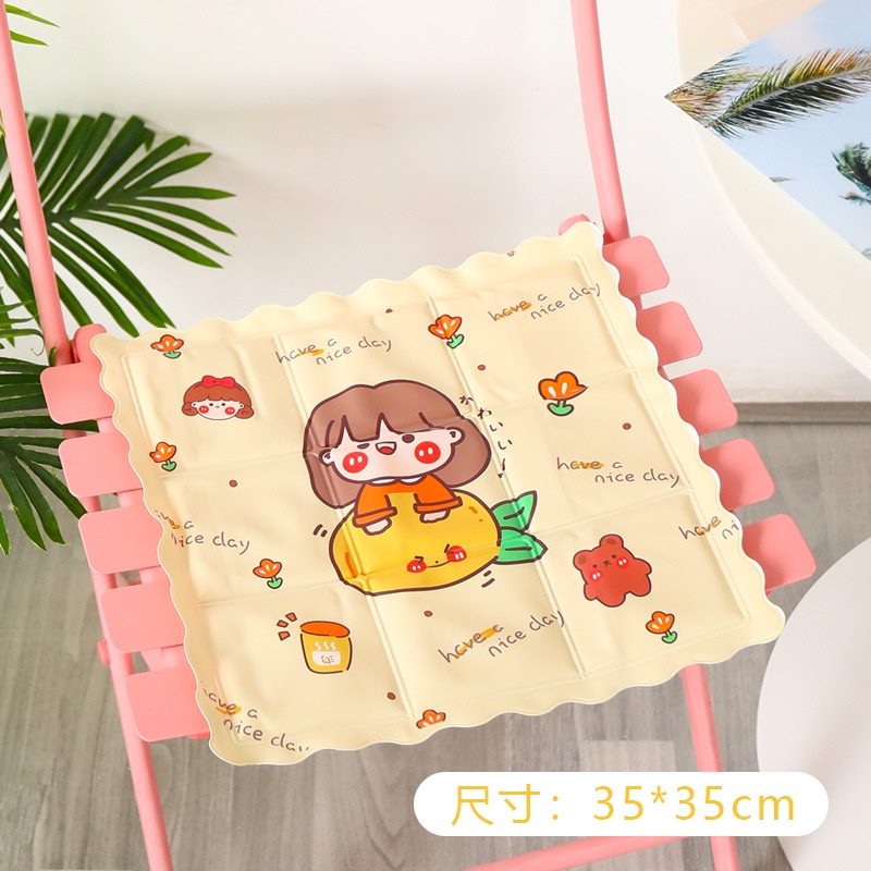 Nệm nước lót ghế văn phòng miếng lót ghế ngồi hình vuông mát lạnh