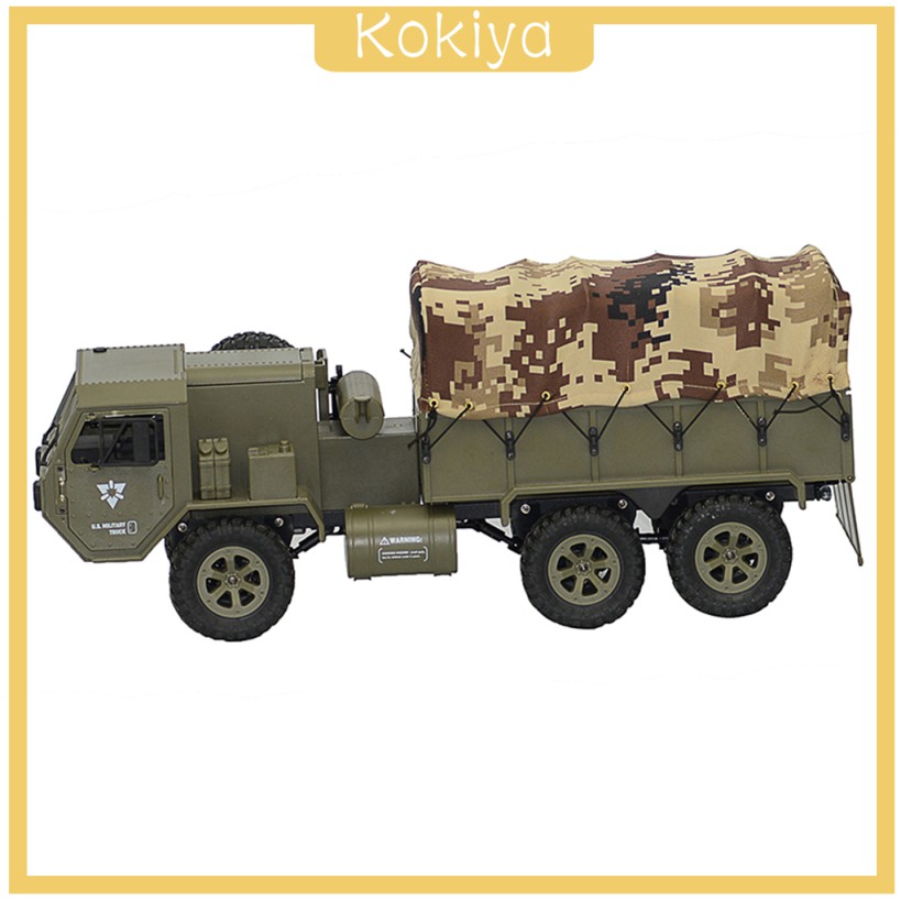 Tấm Bạt Che Nắng 6 Bánh Xe Quân Đội Điều Khiển Từ Xa Tỉ Lệ 1 / 16 Kokiya FY004