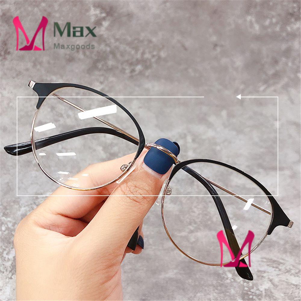 Mắt Kính Gọng Tròn Bằng Kim Loại Siêu Nhẹ -1.0~-4.0 Cho Người Cận Thị