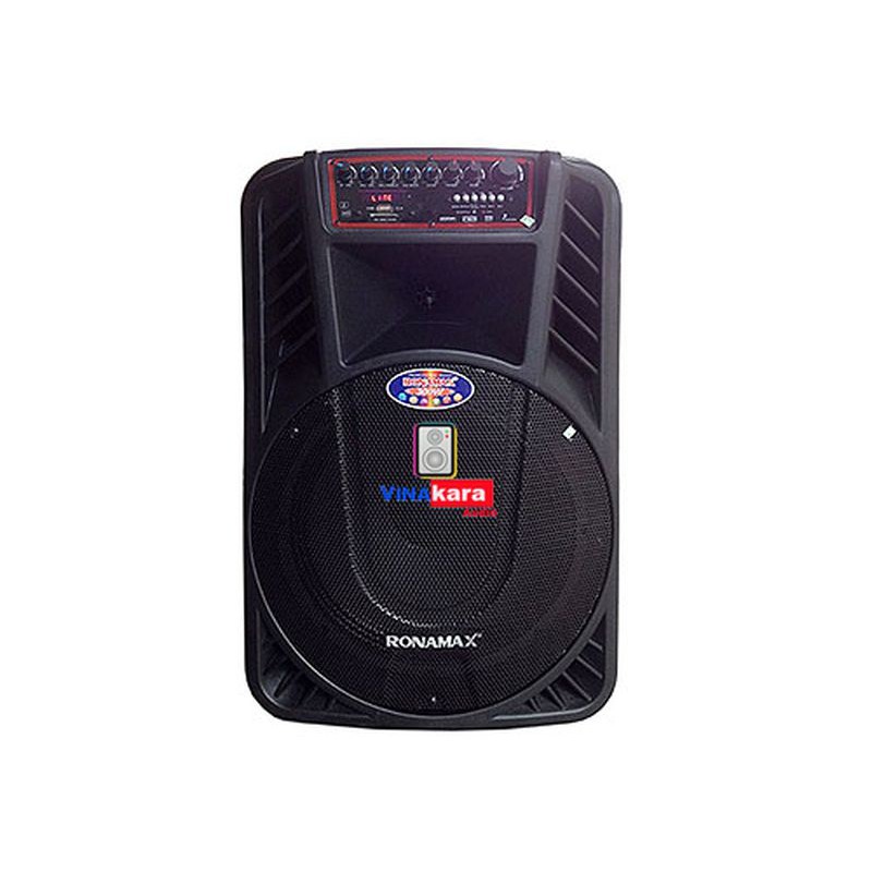 Loa Kéo Di Động Bluetooth Karaoke Ronamax H12 - 3 Tấc + 2 Micro ca nhẹ + tặng 2 chống lăn mic