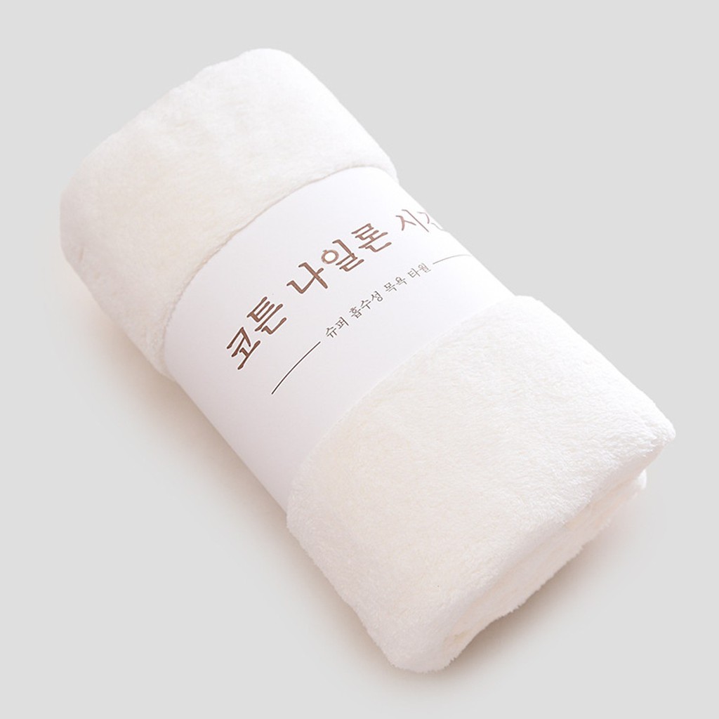 Khăn tắm lông cừu Hàn Quốc cao cấp (Giao Màu Ngẫu Nhiên), Chất liệu lông chống xù siêu bền, đẹp