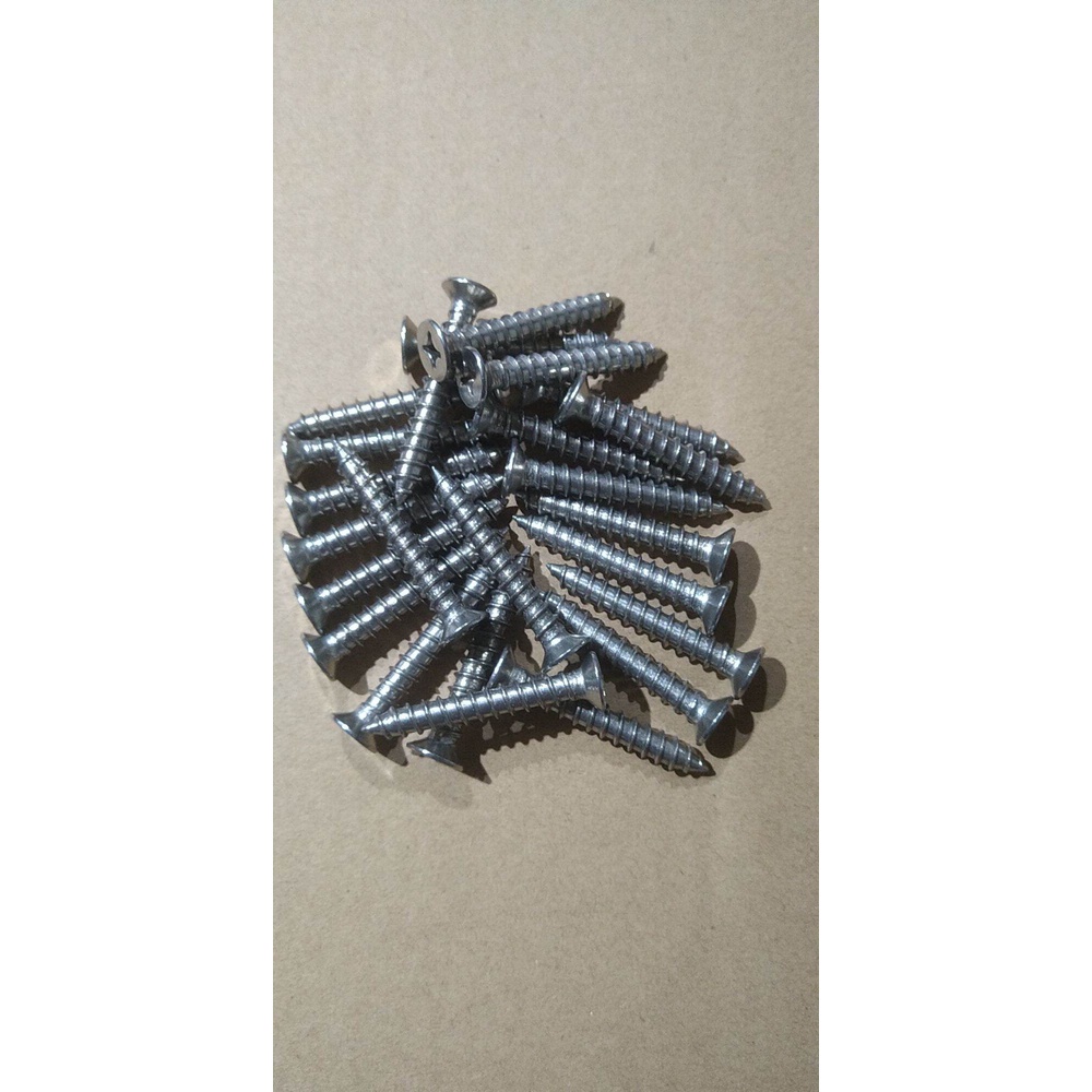 50 Vít 6mm x 40mm inox 304 không gỉ sét, không hút nam châm