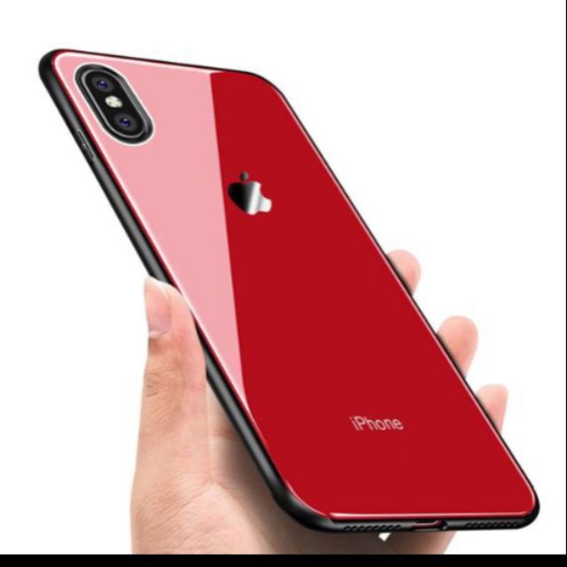 [Mã ELORDER5 giảm 10k đơn 20k] Ốp lưng kính viền dẻo iphone XS MAX ( lưng kính tráng gương)