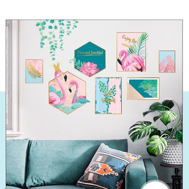 Decal khung hạc phong cách mới