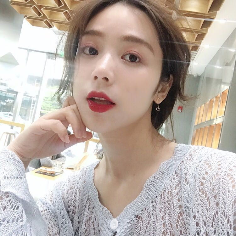 Khuyên tai mặt trái tim đính đá thời trang xinh xắn cho nữ A405