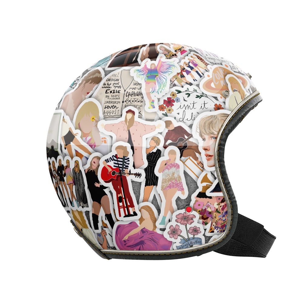 Set 50 cái Sticker Taylor Swift chống nước, hình dán ca sĩ Taylor Swift, decal Taylor Swift trang trí điện thoại, laptop