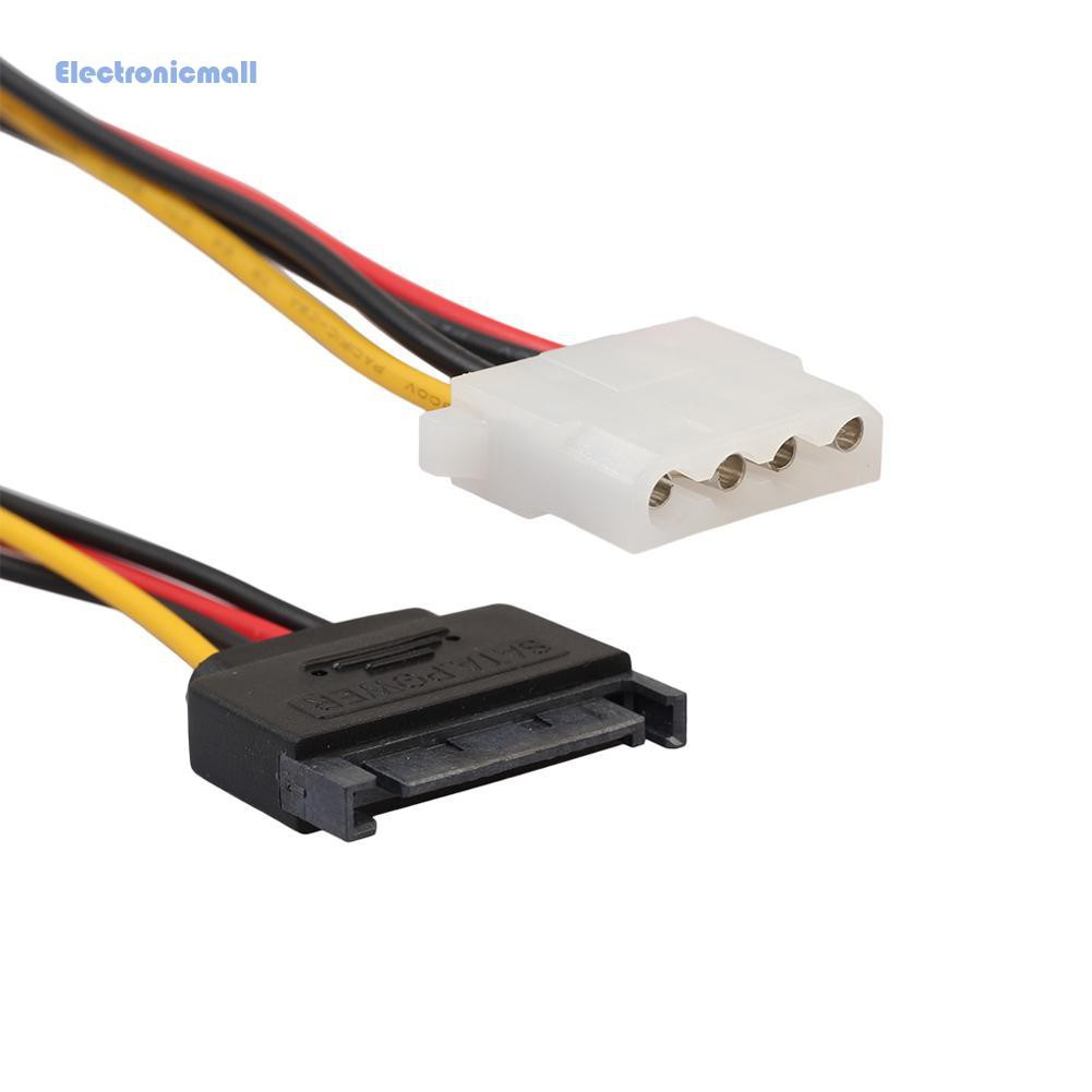 Dây Cáp Nối Ổ Cứng Điện Tửmall01 Sata 15pin Male Sang Ide Big 4pin