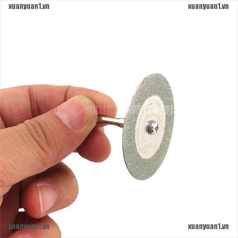 [XUANYUAN1] Hot 5 Lưỡi Cắt Kim Cương Dập Nổi 22mm + 1 Trục Khoan