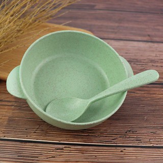 Bộ Bát Ăn Dặm Lúa Mạch Kèm Thìa