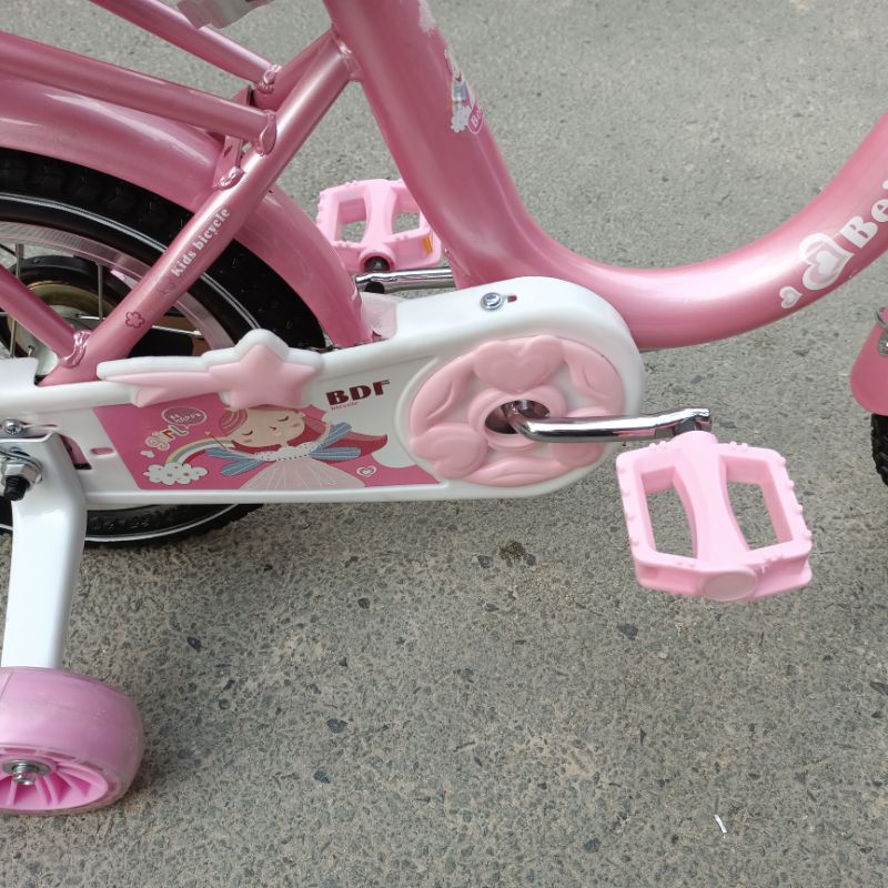 Xe đạp màu hồng 12inch cho bé gái từ 2 đến 4 tuổi - ảnh sản phẩm 4