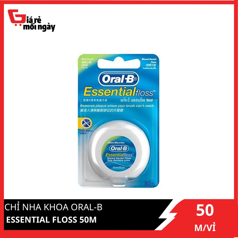 Chỉ Nha Khoa Oral-B Essential Floss 50m