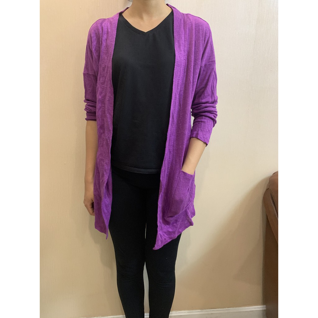 Áo Cadigan len mỏng phong cách Hàn Quốc