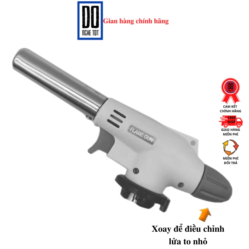 Khò gas mini đánh lửa tự động điều chỉnh lửa to nhỏ ở đuôi đèn khò kshield bảo hành 1 tháng tại đồ nghề tốt