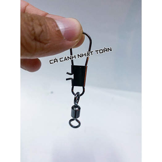 KHÓA LINK CÂU CÁ CHỐNG XOẮN 2 VÒNG LUXURY SIZE TO 2.0 (1 CÁI)