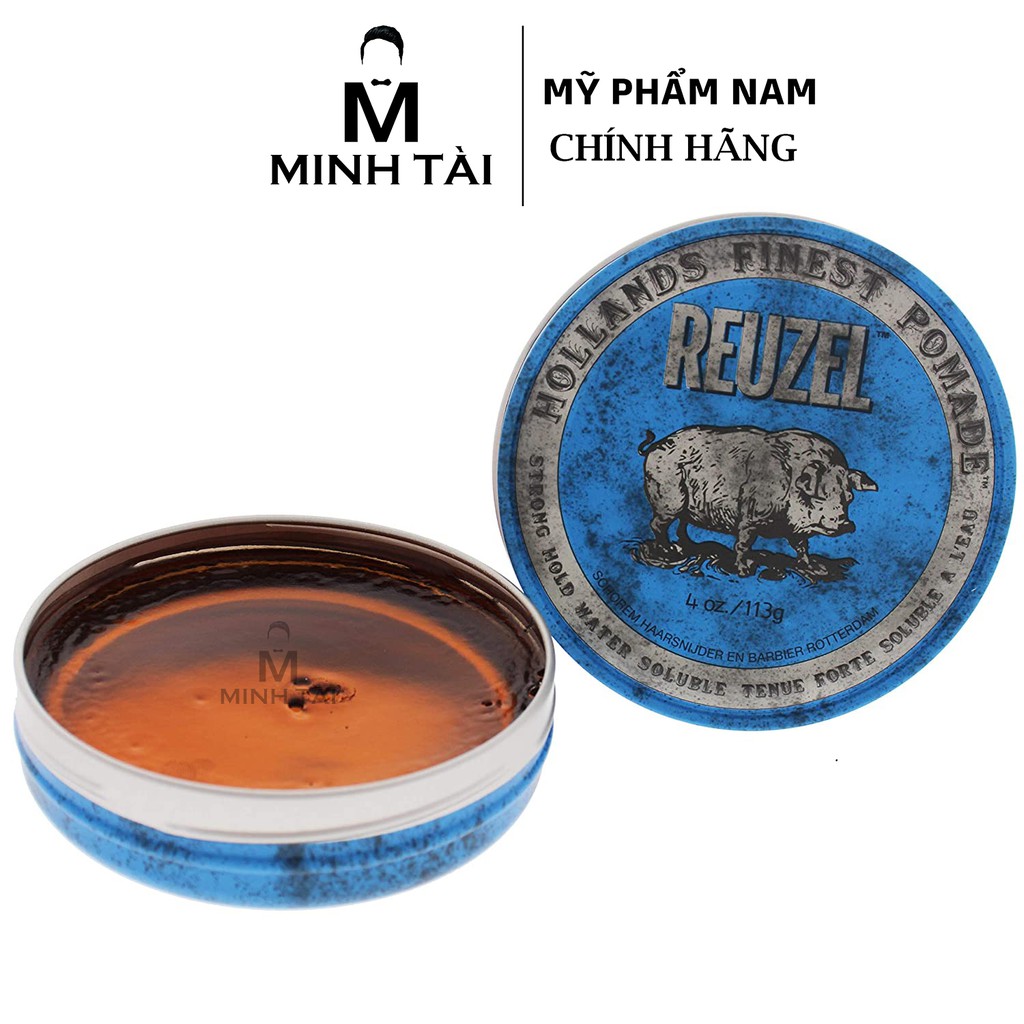 Sáp Vuốt Tóc Nam REUZEL Pomade 113g - Hàng Chính Hãng + Xịt Dưỡng Tóc Reuzel Tonic 20ml + Lược Chải Tóc Pomade