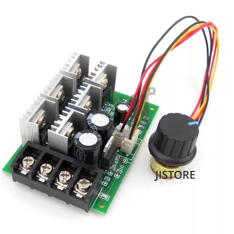 Mạch Điều Khiển Tốc Độ Động Cơ PWM 9-55VDC 9V 12V 24V 36V 48V 55V, 2000W 40A, 25KHz cho mô tơ 795/785/775