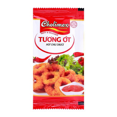 Tương ớt Cholimex gói nhỏ 10g - Bịch 50 gói