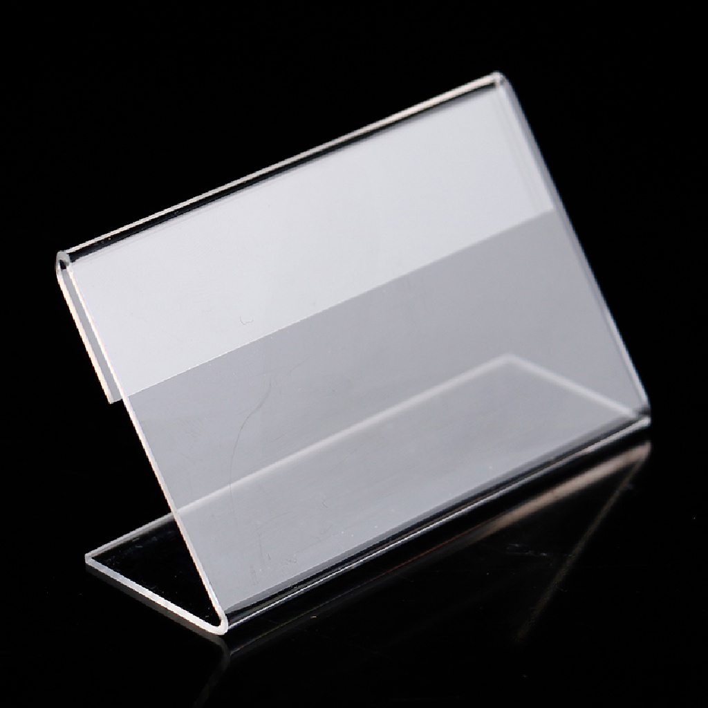Bộ 5 Khung Gắn Thẻ Ghi Giá Tiền Bằng Acrylic Tiện Dụng