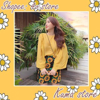 Set váy hoa hướng dương
