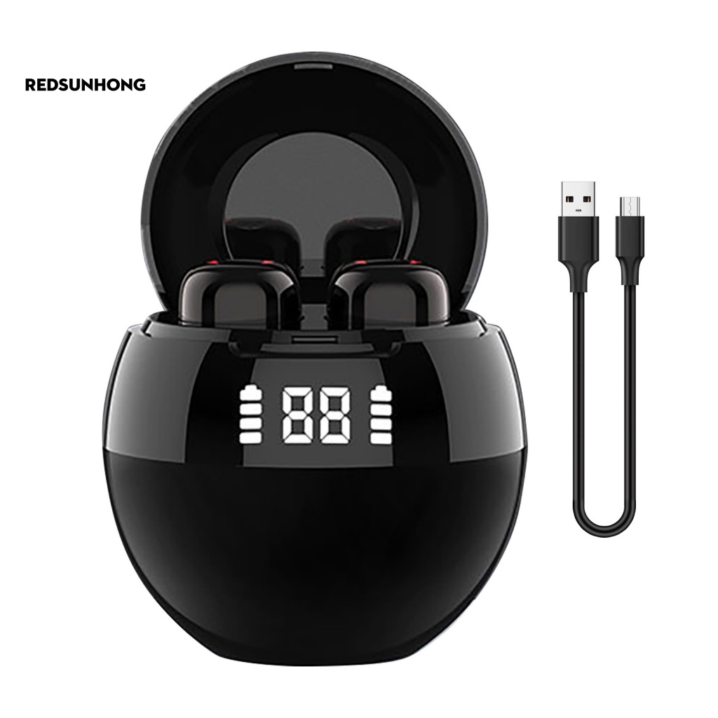 Tai Nghe Bluetooth Không Dây Mini Có Đèn Nhiều Màu RSH.z