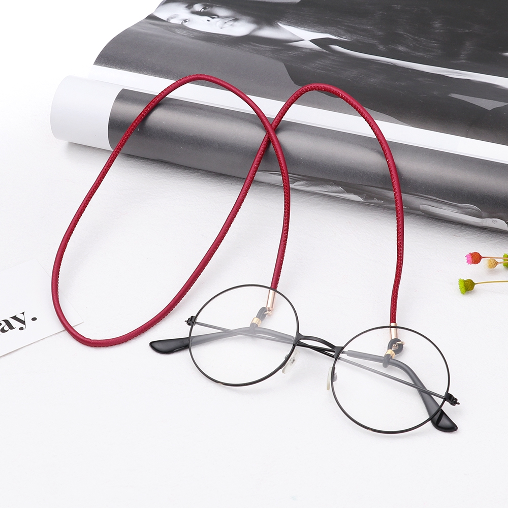 Dây da PU đeo mắt kính thể thao chống trượt