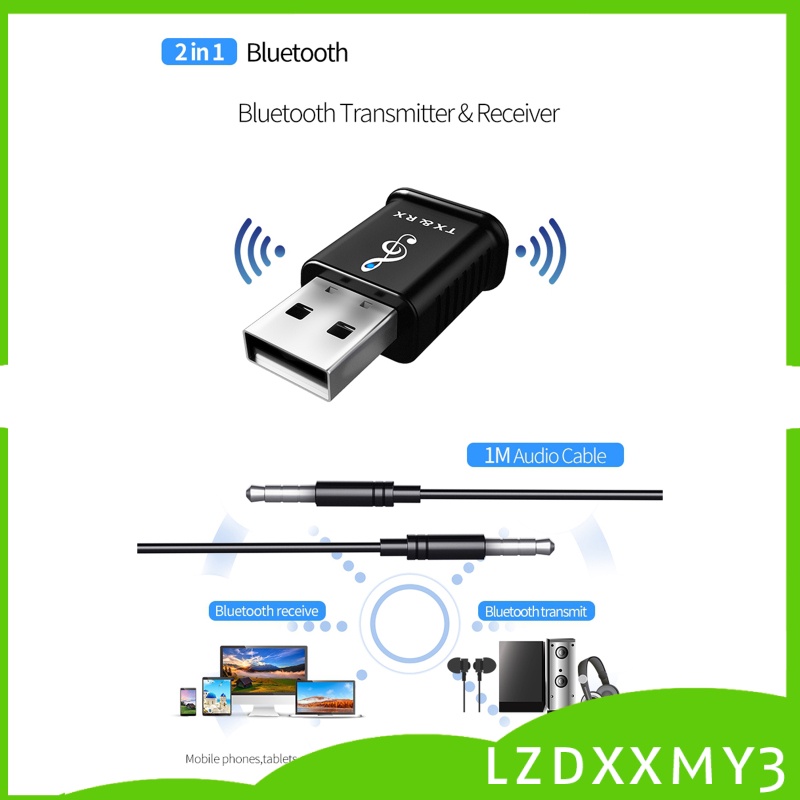 Bộ Thu Phát Âm Thanh Bluetooth 5.0 Cho Tv / Pc / Loa Aux | BigBuy360 - bigbuy360.vn