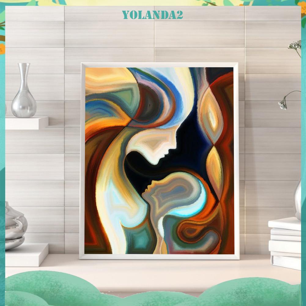 (canvas no printing)  Toàn Bộ Tranh Thêu Chữ Thập DIY 11CT Hình Cô Gái