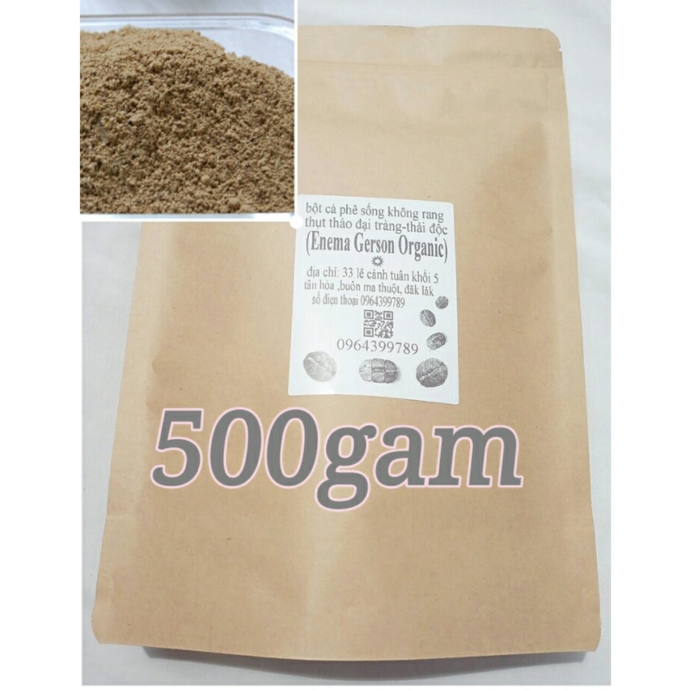 Bột cà phê sống không rang thụt tháo đại tràng thải độc
