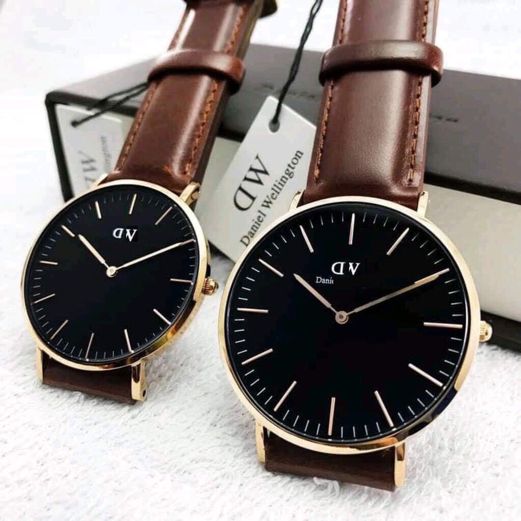 Đồng hồ dây da nam nữ Halei wd sang trọng lịch lãm nhỏ gọn - Hàng mới về
