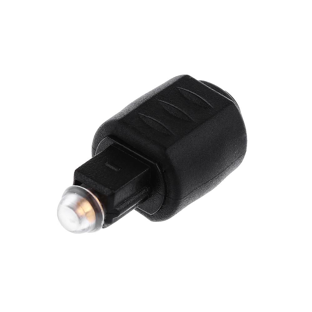 JONYE Đầu Chuyển Đổi Âm Thanh Toslink Hình Tròn Màu Đen Sang Vuông Mini